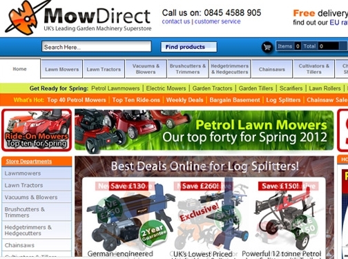 https://www.mowdirect.co.uk website