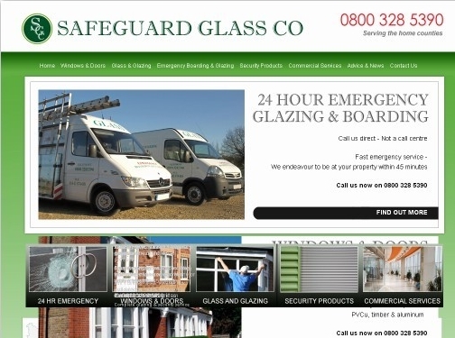 https://www.safeguardglass.co.uk/ website
