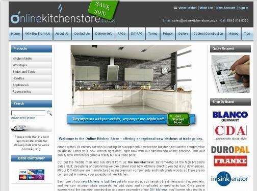 https://www.onlinekitchenstore.co.uk/ website