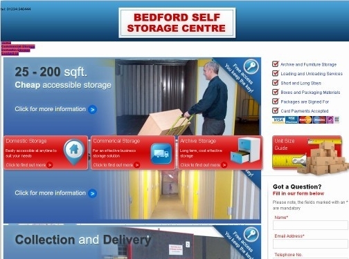 https://www.bedfordselfstorage.co.uk/ website