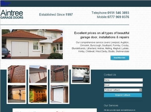 https://www.aintreegaragedoors.co.uk/ website