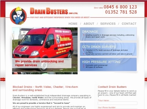 https://drainbustersnw.co.uk/ website