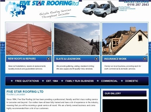 https://www.five-star-roofing.co.uk/ website