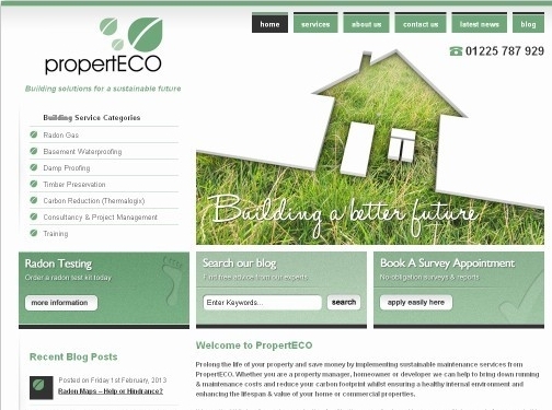 https://properteco.co.uk/ website