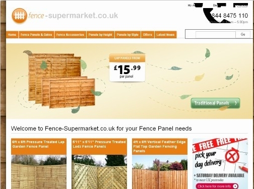 https://www.waltons.co.uk/collections/fence-panels website