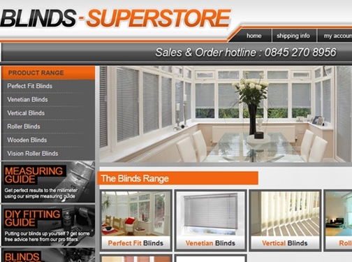 https://www.blinds-superstore.co.uk website