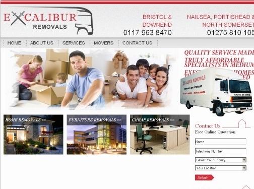 https://www.excaliburremovals.co.uk/ website