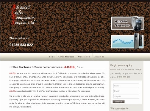 https://acecoffee.co.uk/ website