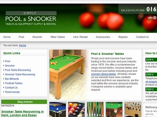 https://www.simplypoolandsnooker.com/ website