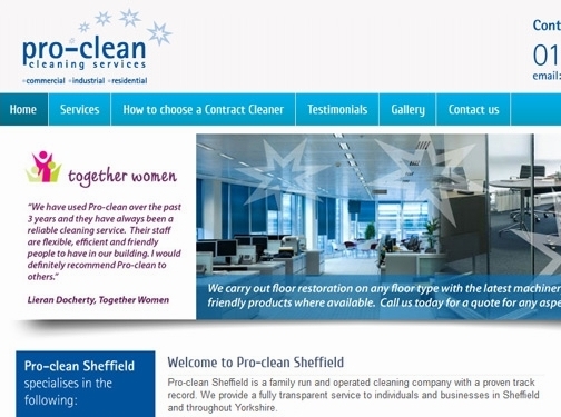 https://www.procleansheffield.co.uk/ website