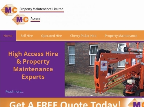 https://www.mcpropertymaintenance.co.uk/ website