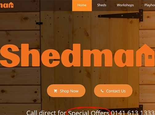 https://www.shedman.co.uk/ website