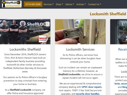 https://www.shefflock.co.uk/ website